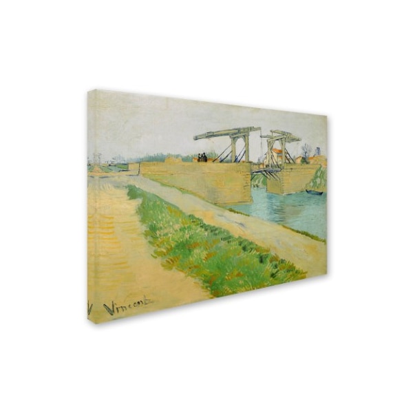 Van Gogh 'The Langlois Bridge' Canvas Art,14x19